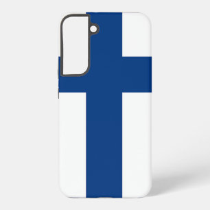 Samsung Galaxy S22 Plus Fallflagge von Finnland Hülle