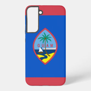 Samsung Galaxy S22 Plus Fallflagge von Guam Hülle