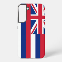 Samsung Galaxy S22 Plus Fallflagge von Hawaii Samsung Galaxy Hülle