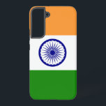 Samsung Galaxy S22 Plus Fallflagge von Indien Hülle<br><div class="desc">Mit unserem exklusiven Cover unter der Flagge Indiens können Sie Ihre Samsung Galaxy S22 Plus mit einem Hauch indischen Stolzes ergänzen! Dieses Stück wurde mit viel Liebe zum Detail gestaltet und feiert das indische Erbe und den kulturellen Reichtum. Das Design zeigt stolz das ikonische Dreifarbenmuster von Safran, Weiß und Grün,...</div>