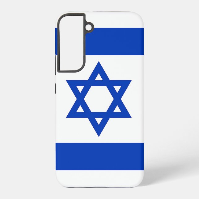 Samsung Galaxy S22 Plus Fallflagge von Israel Samsung Galaxy Hülle (Rückseite)