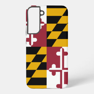 Samsung Galaxy S22 Plus Fallflagge von Maryland Hülle