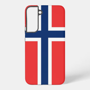 Samsung Galaxy S22 Plus Fallflagge von Norwegen Hülle