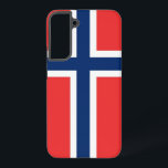 Samsung Galaxy S22 Plus Fallflagge von Norwegen Samsung Galaxy Hülle<br><div class="desc">Mit dem exklusiven Handy-Cover mit der atemberaubenden norwegischen Flagge können Sie Ihre Samsung Galaxy S22 Plus mit einem Hauch norwegischen Stolzes verbinden. Dieses Cover ist mit Präzision und Leidenschaft gestaltet und schützt nicht nur Ihr Handy, sondern zelebriert auch Norwegens reichhaltiges Kulturerbe. Das Design zeigt stolz das ikonische Kreuz in Rot,...</div>