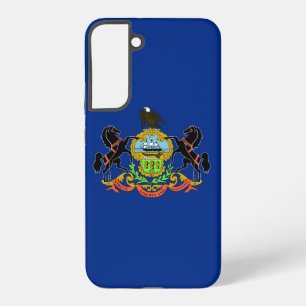 Samsung Galaxy S22 Plus Fallflagge von Pennsylvani Hülle