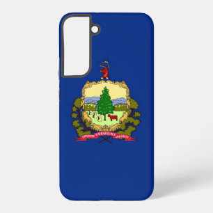 Samsung Galaxy S22 Plus Fallflagge von Vermont Hülle
