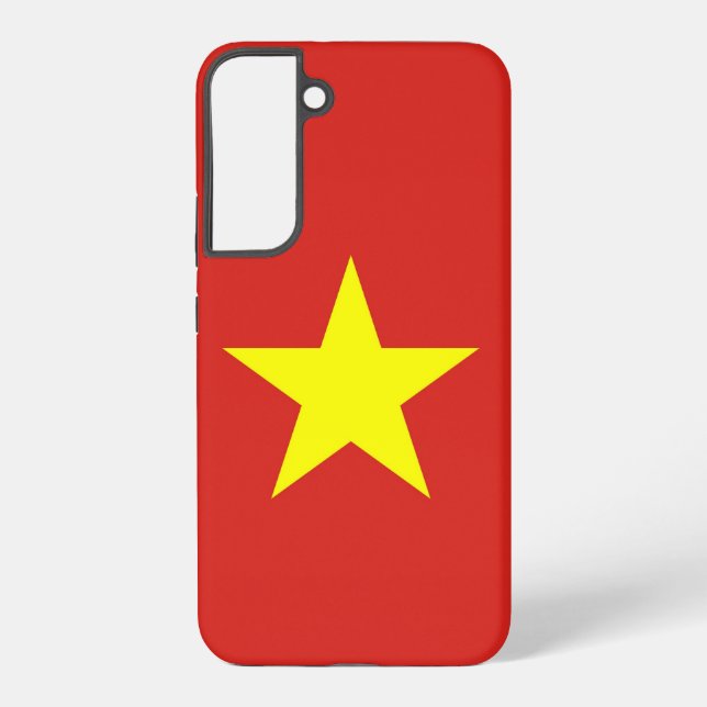 Samsung Galaxy S22 Plus Fallflagge von Vietnam Samsung Galaxy Hülle (Rückseite)