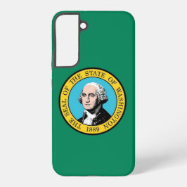 Samsung Galaxy S22 Plus Fallflagge von Washington Hülle