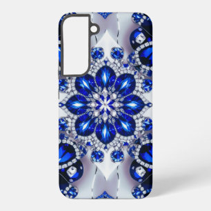 Samsung Galaxy S22 Plus Hülle Blaue Weiße Farben