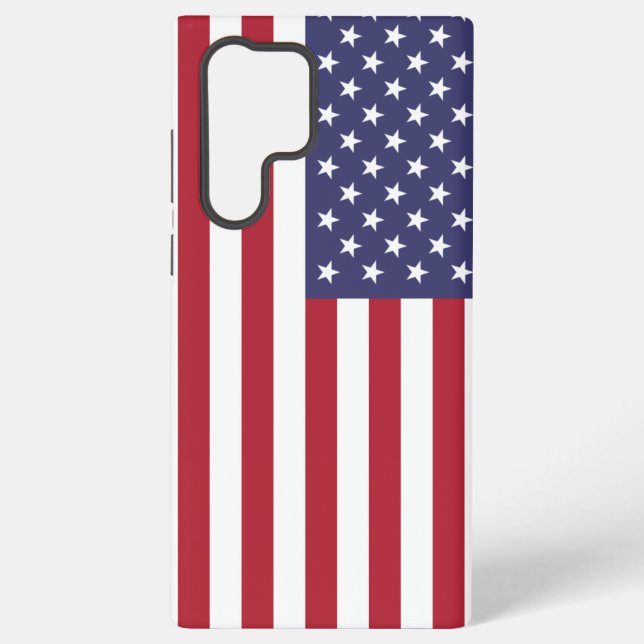 Samsung Galaxy S22 Ultra Case Flag der USA. Samsung Galaxy Hülle (Rückseite)
