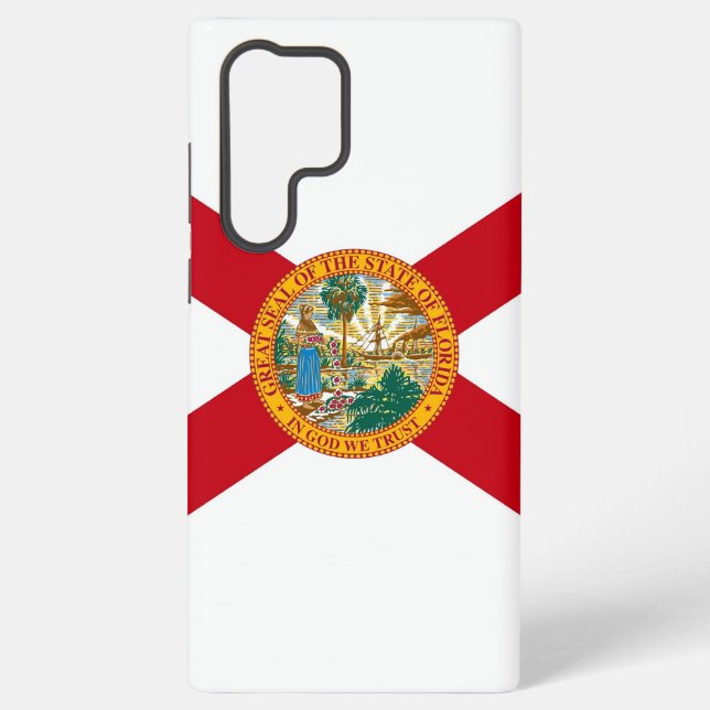 Samsung Galaxy S22 Ultra Case Flag von Florida Hülle (Rückseite)