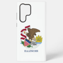 Samsung Galaxy S22 Ultra Case Flag von Illinois
