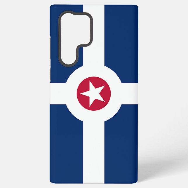 Samsung Galaxy S22 Ultra Case Flag von Indianapoli Hülle (Rückseite)