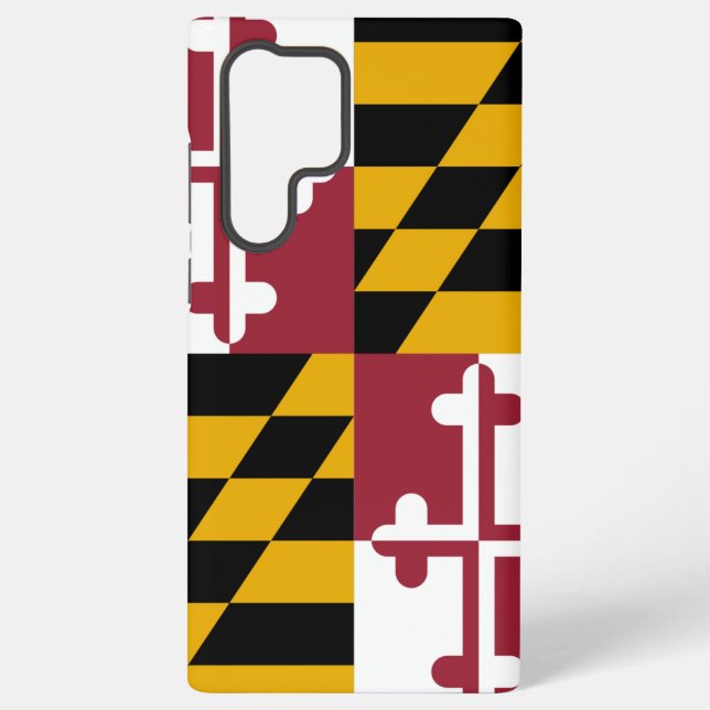 Samsung Galaxy S22 Ultra Case Flag von Maryland Hülle (Rückseite)