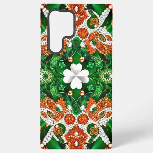 Samsung Galaxy S22 Ultra Case Irish Colors Hülle (Rückseite)