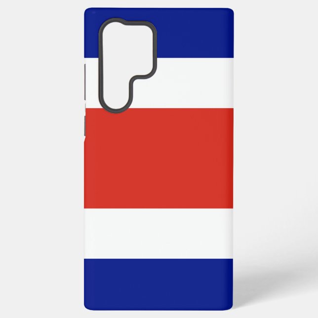 Samsung Galaxy S22 Ultra Case mit Costa Rica Flagg Hülle (Rückseite)