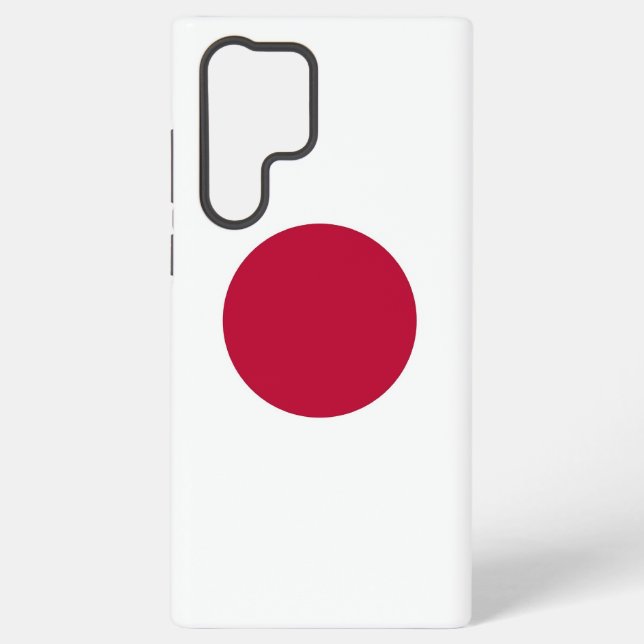 Samsung Galaxy S22 Ultra Case mit japanischer Flag Hülle (Rückseite)