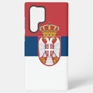 Samsung Galaxy S22 Ultra Case mit serbischer Flagg Hülle