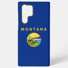 Samsung Galaxy S22 Ultra Case Montana Fahne Samsung Galaxy Hülle