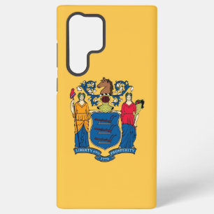 Samsung Galaxy S22 Ultra Case New Jersey Flagge Hülle
