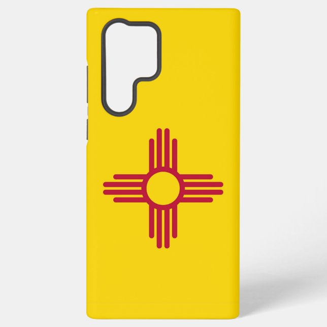 Samsung Galaxy S22 Ultra Case New Mexico Flagge Samsung Galaxy Hülle (Rückseite)