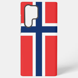 Samsung Galaxy S22 Ultra Case Norwegen-Flagge Hülle