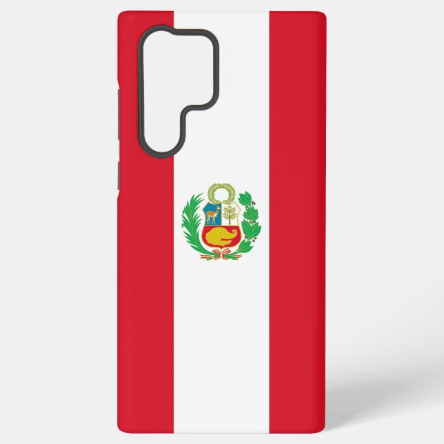 Samsung Galaxy S22 Ultra Case Peru Flag Samsung Galaxy Hülle (Rückseite)