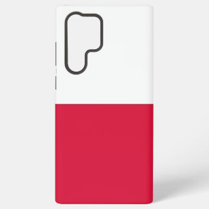 Samsung Galaxy S22 Ultra Case - Polnische Flagge Hülle