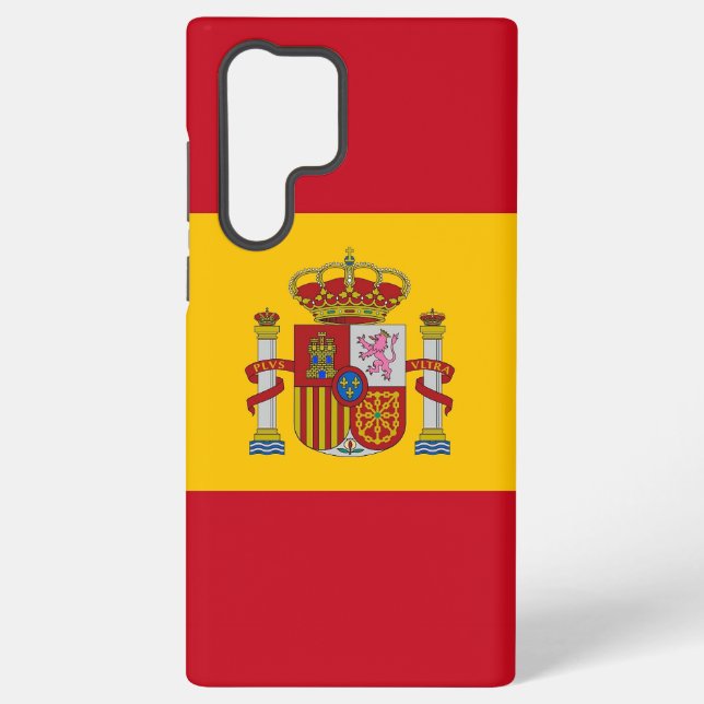 Samsung Galaxy S22 Ultra Case Spanien Flagge Hülle (Rückseite)
