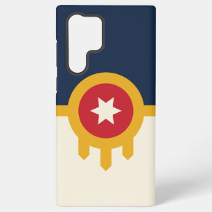 Samsung Galaxy S22 Ultra Case Tulsa City-Flagge Hülle