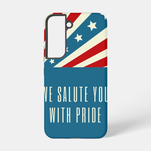 Samsung galaxy s22 USA flag case Hülle (Rückseite)