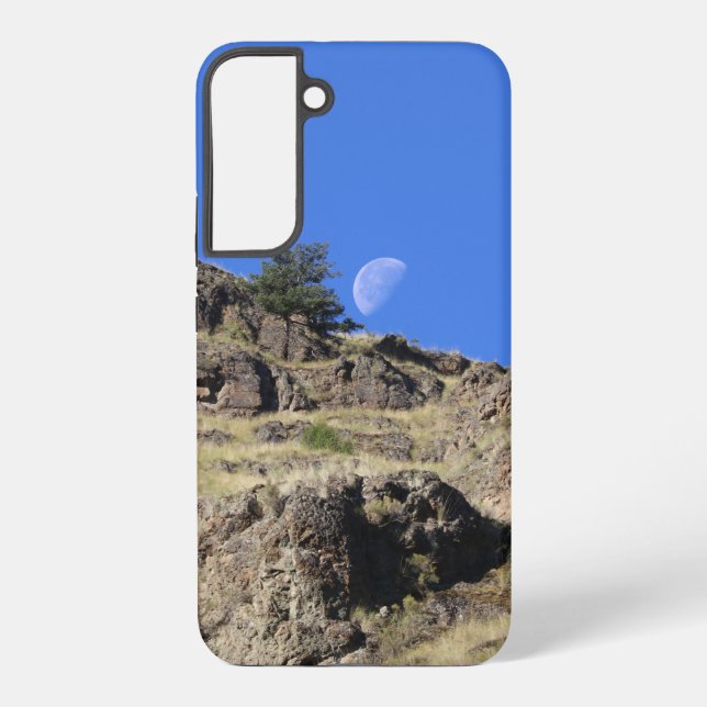 Samsung Moon steigt über Idaho auf Samsung Galaxy Hülle (Rückseite)
