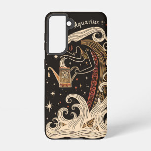 Samsung Phone Case Aquarius Celestial Zodiac Galaxy Hülle