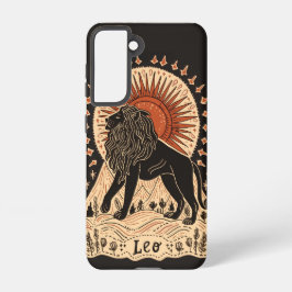 Samsung Phone Case Leo Celestial Zodiac Art Galaxy Hülle