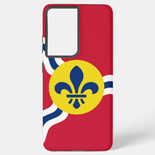 Samsung S21 Plus Fallflagge von St. Louis, Missour Galaxy Hülle