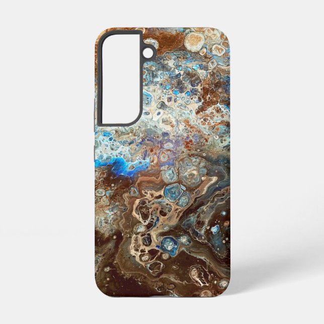 Samsung S22 Phone Case, die Galaxy wartet Hülle (Rückseite)