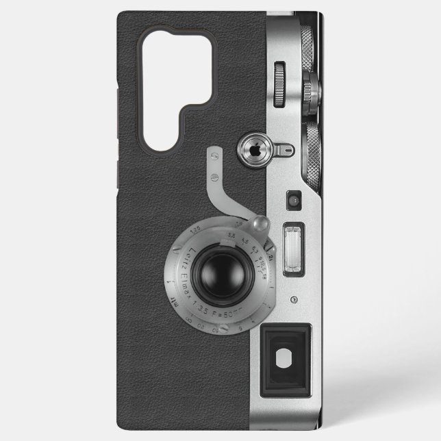 Samsung S22 Ultra case with a vintage camera Galaxy Hülle (Rückseite)