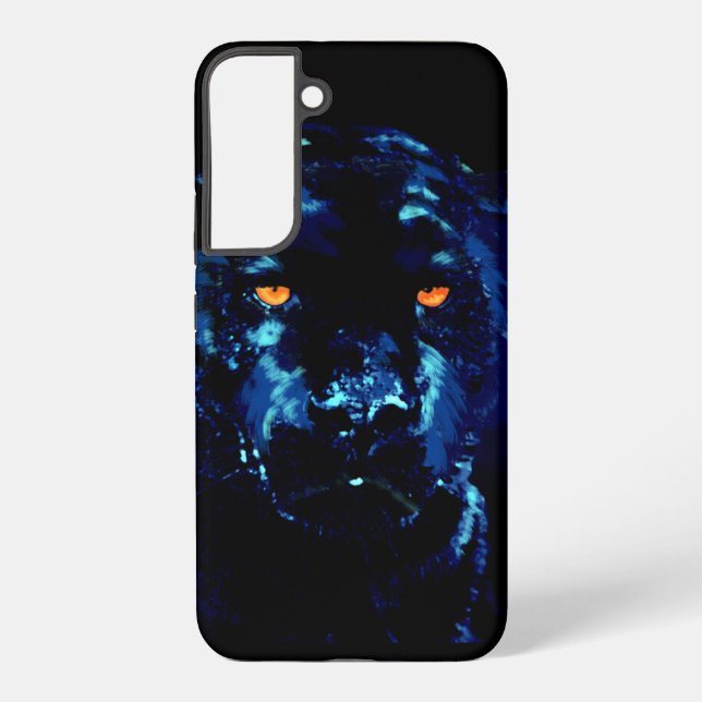 Samsung S-21 Panther Phone Case Galaxy Hülle (Rückseite)