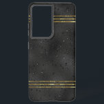 Samsung SGH-X500 Samsung SGH-X500 Samsung Galaxy Hülle<br><div class="desc">Schwarz monochromatischer luxuriöser Hintergrund mit abstraktem Muster. Cool modernes Glam-Design.</div>