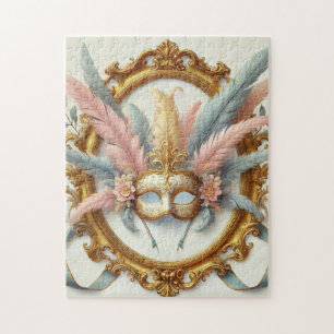 Samtene Maskerade – Königliche Eleganz Puzzle