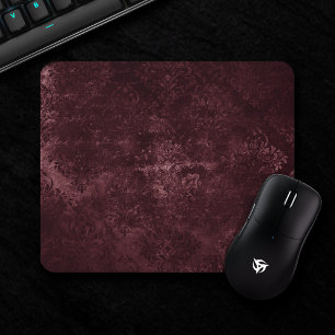 Samtene Weindamaske Bordeaux Sangria Grunge Glam Mousepad