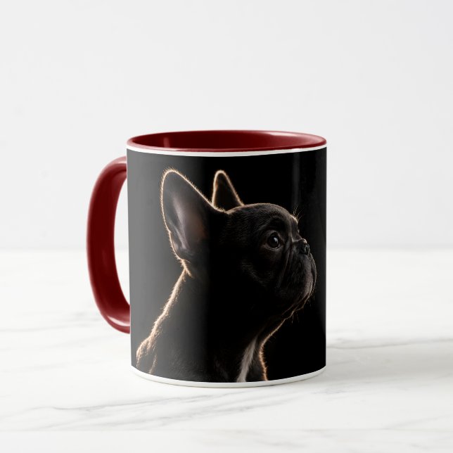 Samtige Stille Tasse (Vorderseite Links)