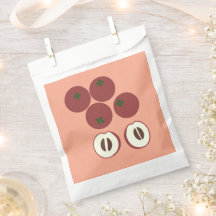 Samtiger Apfel-Geschenktüte