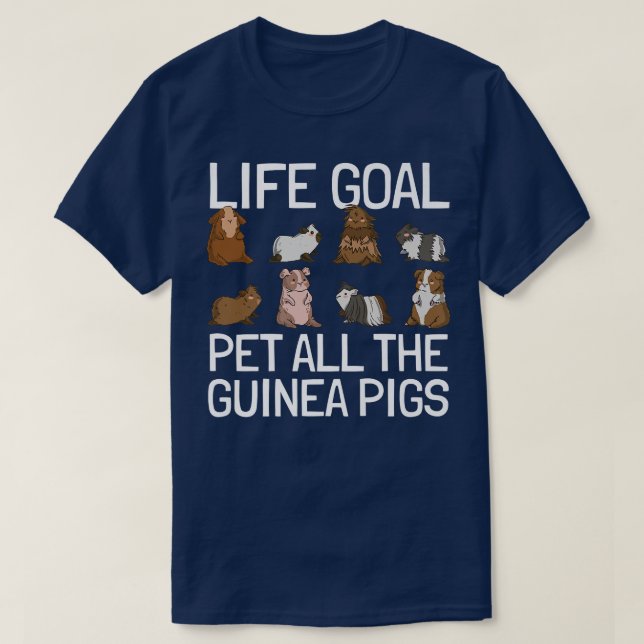 Sämtliche Guinea Schweine T-Shirt (Design vorne)