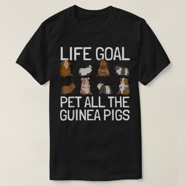 Sämtliche Guinea Schweine T-Shirt (Design vorne)