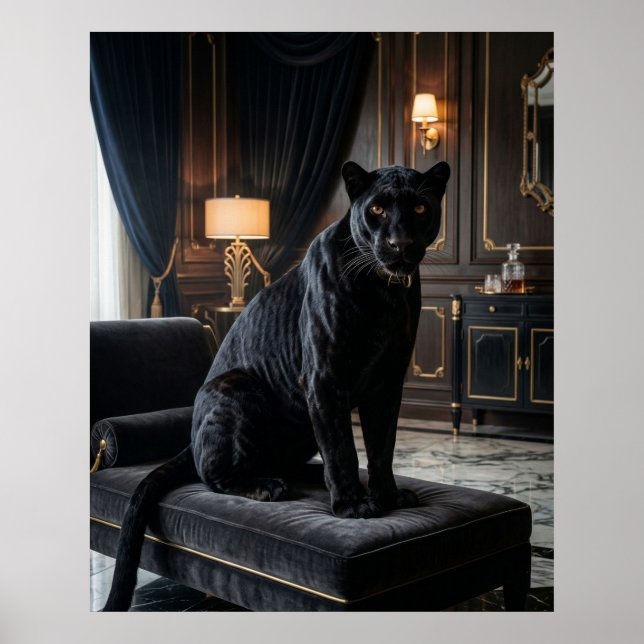 Samtpanther Noir Poster (Vorne)