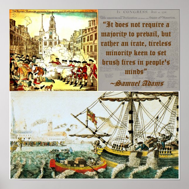 Samuel Adams - Boston überraschend Poster (Vorne)