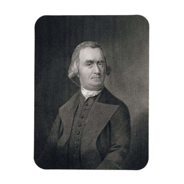 Samuel Adams, mit Gravur von G.F. Storm (fl.c.1834 Magnet (Vertikal)