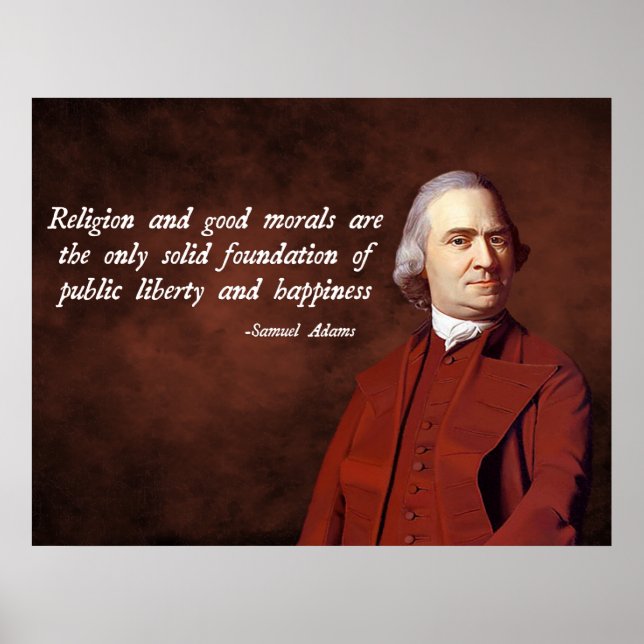 Samuel Adams Morality Poster (Vorne)