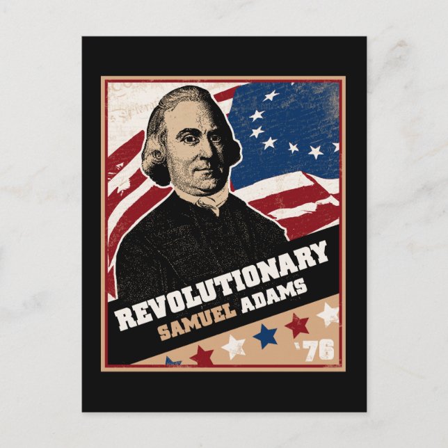 Samuel Adams Revolutionäre Postkarte (Vorderseite)